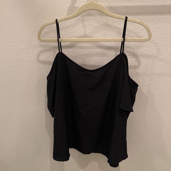 BP Black Cold Shoulder Top - Picture 1 of 5